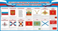Стенд "Государственные и военные символы РФ" - fgospostavki.ru - Зеленогорск