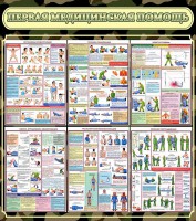 Стенд "Первая медицинская помощь" - fgospostavki.ru - Зеленогорск