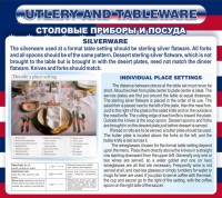 Стенд "Столовые приборы и посуда" - fgospostavki.ru - Зеленогорск