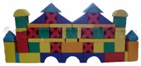Мягкий модуль-конструктор "Замок" (52 элемента) - fgospostavki.ru - Зеленогорск