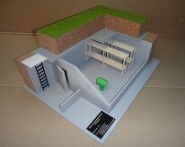 Макет встроенного противорадиационного укрытия (маленький вариант) - fgospostavki.ru - Зеленогорск