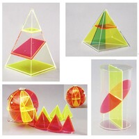 Дополнительный набор прозрачных геометрических тел с сечениями. - fgospostavki.ru - Зеленогорск