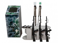 Учебно-тренировочный комплекс огневой подготовки "Стрелец-5" (массогабаритные макеты оружия 3 АК и 3 ПМ, металлический шкаф, сенсорный антивандальный монитор) - fgospostavki.ru - Зеленогорск