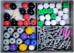 Комплект моделей атомов для составления моделей молекул со стержнями лабораторный - fgospostavki.ru - Зеленогорск