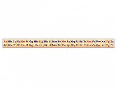 Стенд-лента "Алфавит" (английский язык) - fgospostavki.ru - Зеленогорск