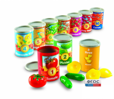 Набор для счета от 1 до 10 "Консервы" - fgospostavki.ru - Зеленогорск