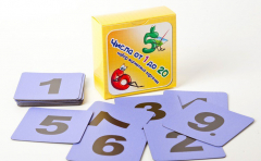 Набор магнитных карточек "Числа от 1 до 20" (фон фиолетовый) - fgospostavki.ru - Зеленогорск