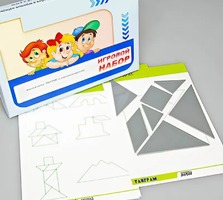 Игровой набор "Танграм" (с комплектом карточек) - fgospostavki.ru - Зеленогорск