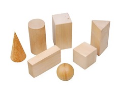 Набор "Тела геометрические" (деревянные) - fgospostavki.ru - Зеленогорск