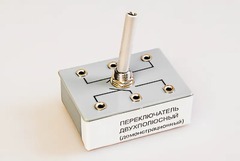 Переключатель двухполюсный (демонстрационный) - fgospostavki.ru - Зеленогорск