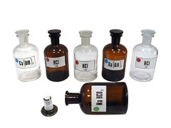 Набор склянок для растворов 250 миллилитров (с притертой пробкой) - fgospostavki.ru - Зеленогорск