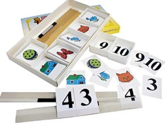 Счетная лесенка (ламинированная, с магнитным креплением) - fgospostavki.ru - Зеленогорск