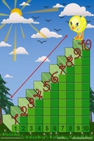 Интерактивная таблица на магнитах "Лесенка для счета" - fgospostavki.ru - Зеленогорск