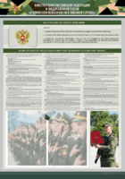 Стенд-уголок "Конституция Российской Федерации и Федеральный закон "О воинской обязанности и военной службе" - fgospostavki.ru - Зеленогорск