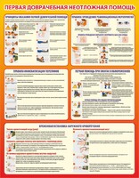 Стенд "Первая доврачебная неотложная помощь" - fgospostavki.ru - Зеленогорск