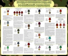 Стенд "Государственные медали РФ" - fgospostavki.ru - Зеленогорск