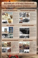 Стенд "Великая отечественная война (события)" - fgospostavki.ru - Зеленогорск