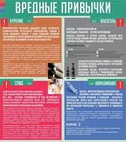 Стенд "Вредные привычки" - fgospostavki.ru - Зеленогорск