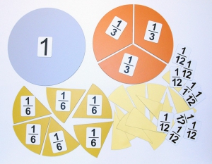 Набор магнитных карточек "Доли и дроби - 3" - fgospostavki.ru - Зеленогорск