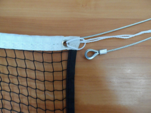 Сетка для бадминтона с тросом (1,5 миллиметра) - fgospostavki.ru - Зеленогорск