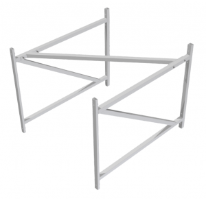 Ферма баскетбольная для щита из оргстекла (1,2х0,9 метра), вынос 1,2 метра - fgospostavki.ru - Зеленогорск