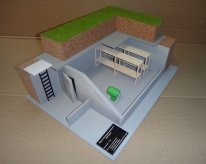 Макет встроенного противорадиационного укрытия (маленький вариант) - fgospostavki.ru - Зеленогорск