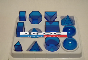 Набор прозрачных геометрических тел разборный (12 предметов) малый - fgospostavki.ru - Зеленогорск