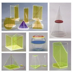 Базовый набор прозрачных геометрических тел с сечениями - fgospostavki.ru - Зеленогорск