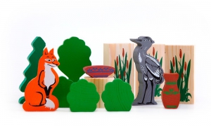 Комплект игрушек для сказкотерапии "Лиса и журавль" - fgospostavki.ru - Зеленогорск