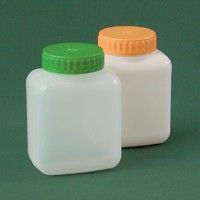 Банка прямоугольная 500 мл белая с крышкой и прокладкой - fgospostavki.ru - Зеленогорск