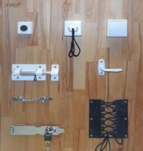 Настенная панель для эрготерапии (вариант 3) - fgospostavki.ru - Зеленогорск