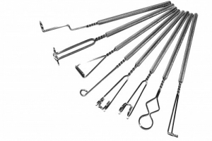 Комплект "Массажные логопедические зонды хромированные с толстыми ручками Новикова Е.В" (8 штук) - fgospostavki.ru - Зеленогорск