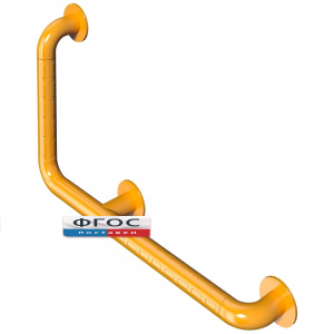 Поручень вертикальный угловой "Антибак" 600 х 350 миллиметров - fgospostavki.ru - Зеленогорск