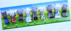 Пальчиковый театр "Волк и семеро козлят" (9 персонажей) - fgospostavki.ru - Зеленогорск