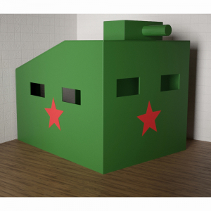 Игровой домик «Танк» - fgospostavki.ru - Зеленогорск