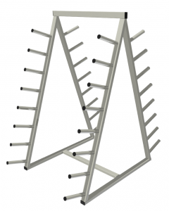 Стойка для бодибаров двусторонняя (32 бодибара) - fgospostavki.ru - Зеленогорск