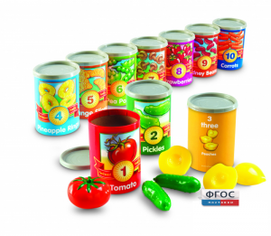 Набор для счета от 1 до 10 "Консервы" - fgospostavki.ru - Зеленогорск