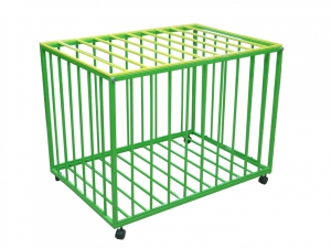 Контейнер для мячей на колесиках (разборный с крышкой) - fgospostavki.ru - Зеленогорск