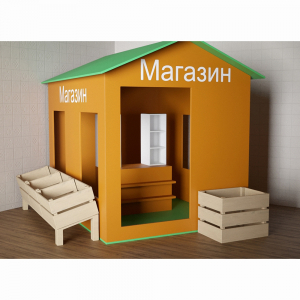 Игровой домик «Рынок» - fgospostavki.ru - Зеленогорск