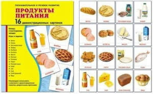 Демонстрационные карточки "Продукты питания" - fgospostavki.ru - Зеленогорск
