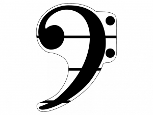 Набор магнитных карточек "Басовый ключ "фа" (3 штуки) - fgospostavki.ru - Зеленогорск