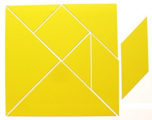 Магнитная головоломка "Танграм" (жёлтый) - fgospostavki.ru - Зеленогорск