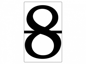 Набор магнитных карточек "Произвольный размер "8" (3 штуки) - fgospostavki.ru - Зеленогорск