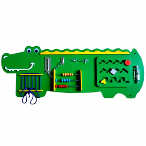 Бизиборд «Зелёный крокодильчик» - fgospostavki.ru - Зеленогорск