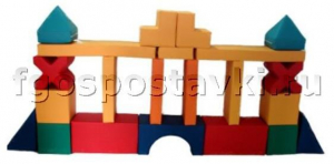 Мягкий модуль-конструктор "Архитектор" (22 элемента) - fgospostavki.ru - Зеленогорск