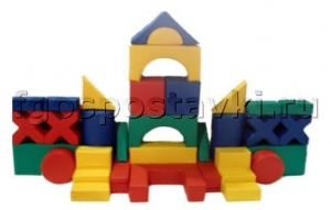 Мягкий модуль-конструктор "Архитектор" (32 элемента) - fgospostavki.ru - Зеленогорск