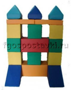 Мягкий модуль-конструктор "Башня" (17 элементов) - fgospostavki.ru - Зеленогорск