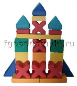 Мягкий модуль-конструктор "Башня" (21 элемент) - fgospostavki.ru - Зеленогорск