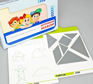 Игровой набор "Танграм" (с комплектом карточек) - fgospostavki.ru - Зеленогорск