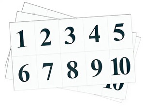 Набор цифр от 1 до 10 (для начальной школы) - fgospostavki.ru - Зеленогорск